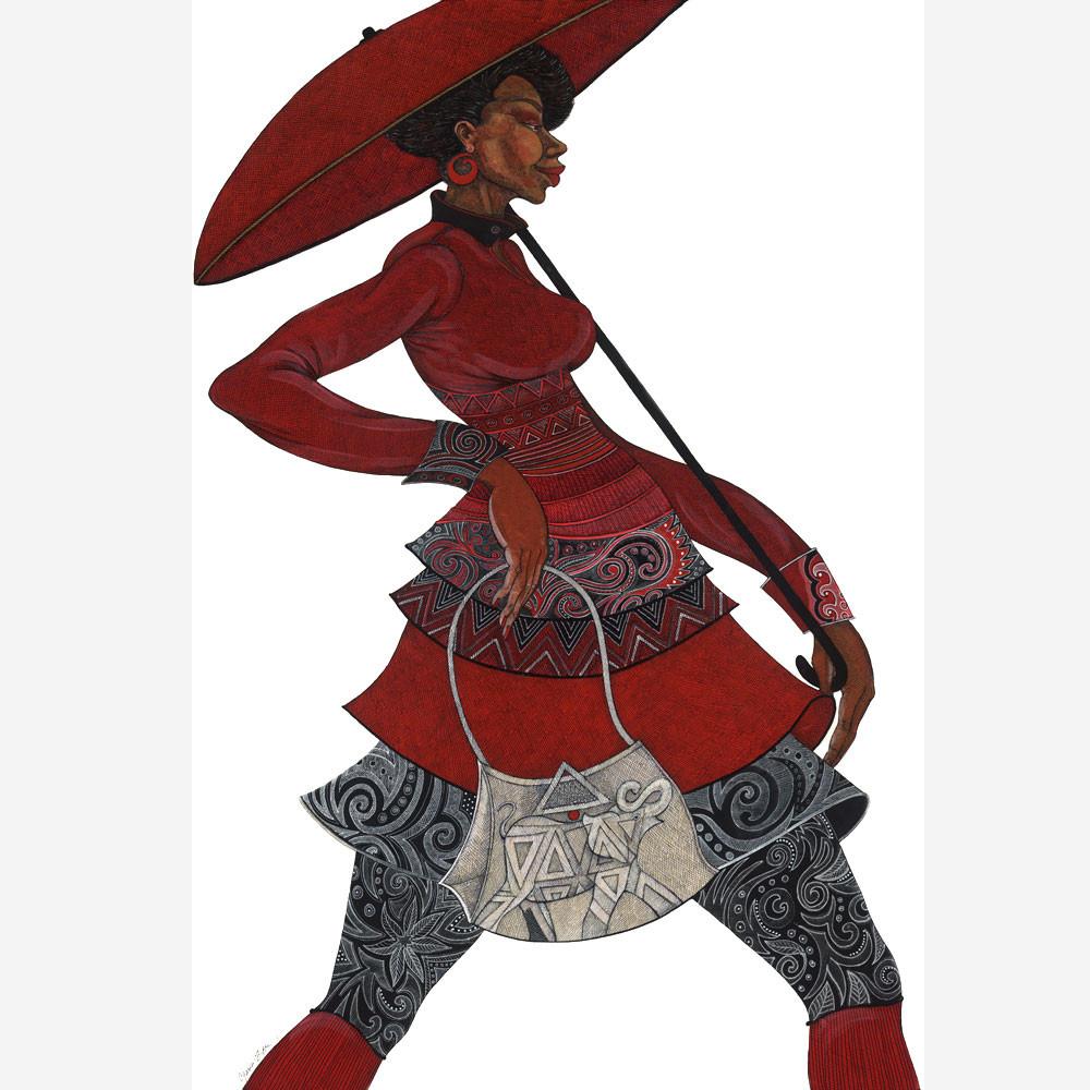 Charles Bibbs The Red Umbrella II